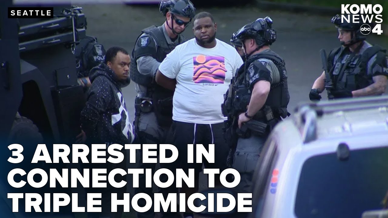 SWAT team make arrests for triple homicide outside Seattle nightclub