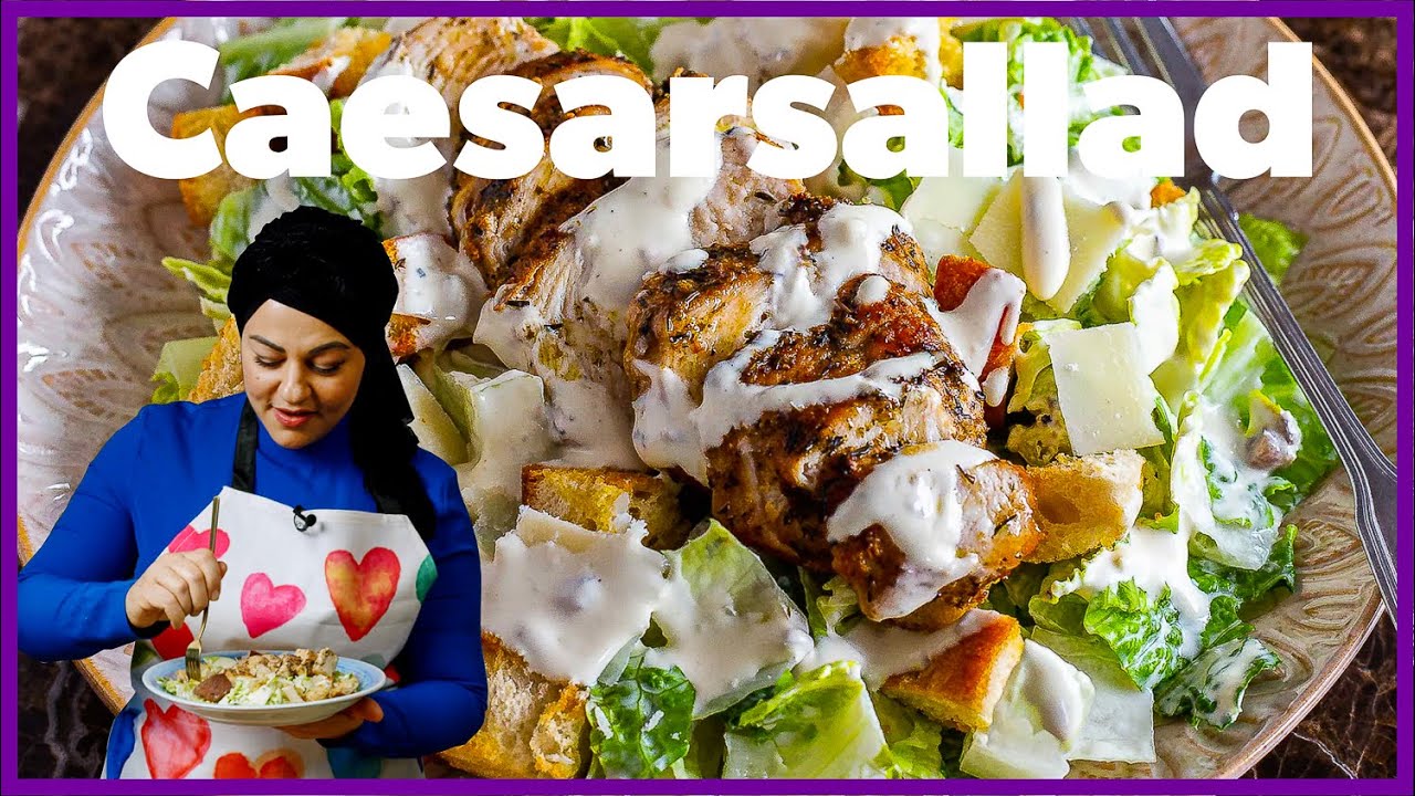 Caesarsallad & saftig kycklingfilé med Zeina Mourtada