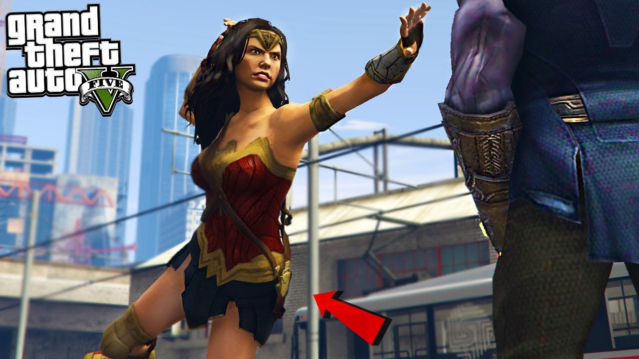 WONDER WOMAN MOD - GTA 5 Mods
