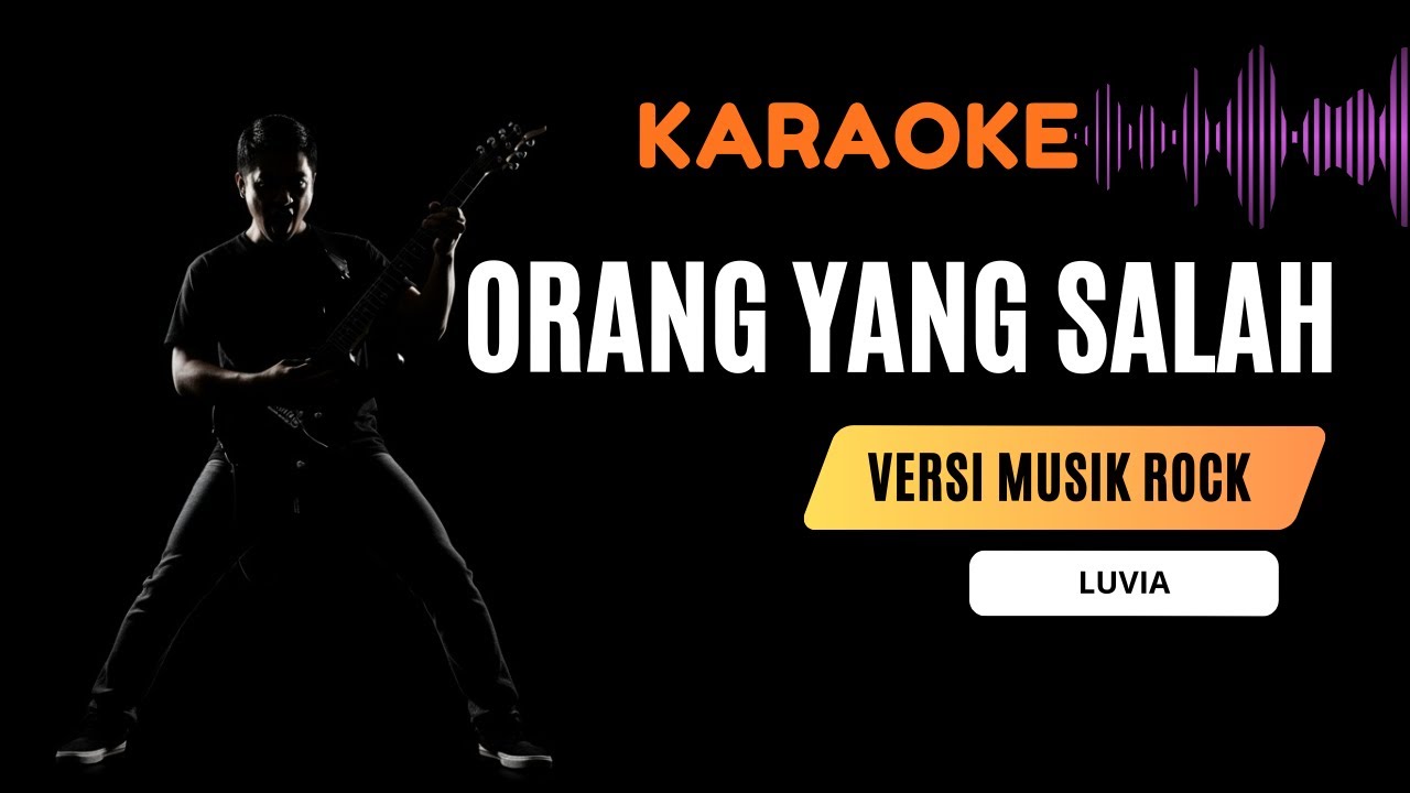 Orang Yang Salah - Luvia Cover by Vortexia | Karaoke Rock Full Musik Tanpa Vokal