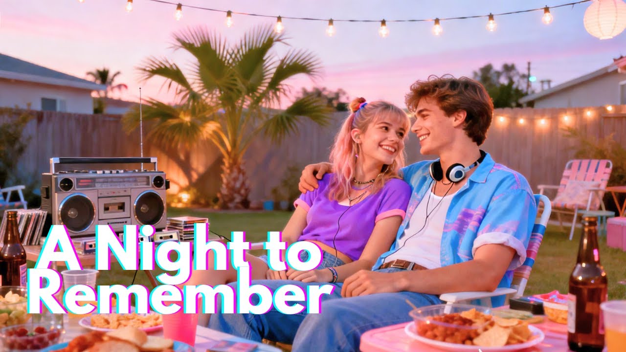 80s - Chillwave - Vaporwave/  90s Backyard Love Party / A Night to Remember | LOVEWAVE STATION 1988