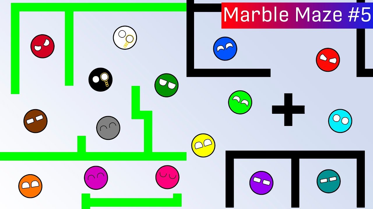 Marble Race Maze Labyrinth #5