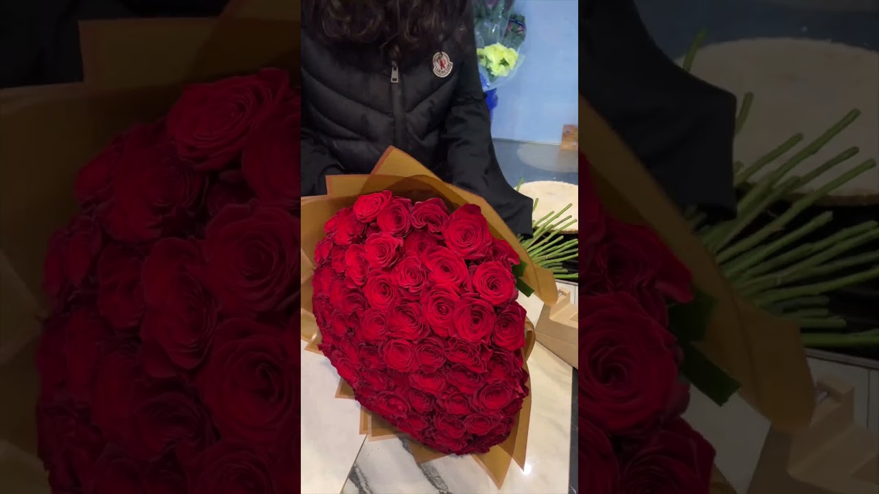 customer thought this was $75🤦&zwj;♀️😂 #flowers #bouquet #rose #wrapper #rosebouquet #asmr #gift