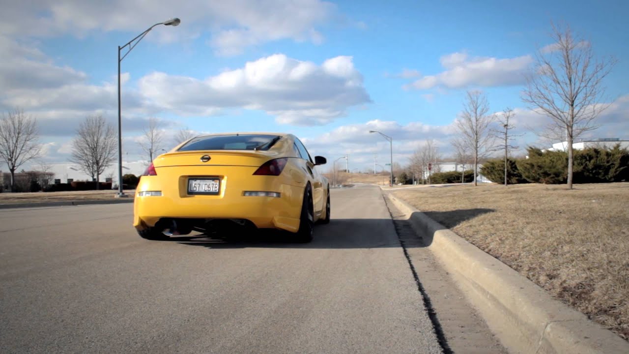 350z Agency Power Single Exit Exhaust