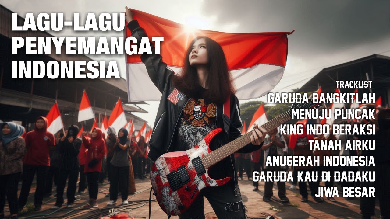 ANTHEM LAGU PENYEMANGAT TIMNAS GARUDA INDONESIA (Album Official Visual Lyrics Video) | FREE ROYALTY
