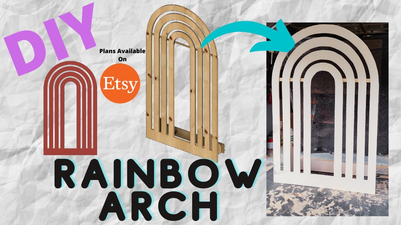 Rainbow Arch Backdrop DIY