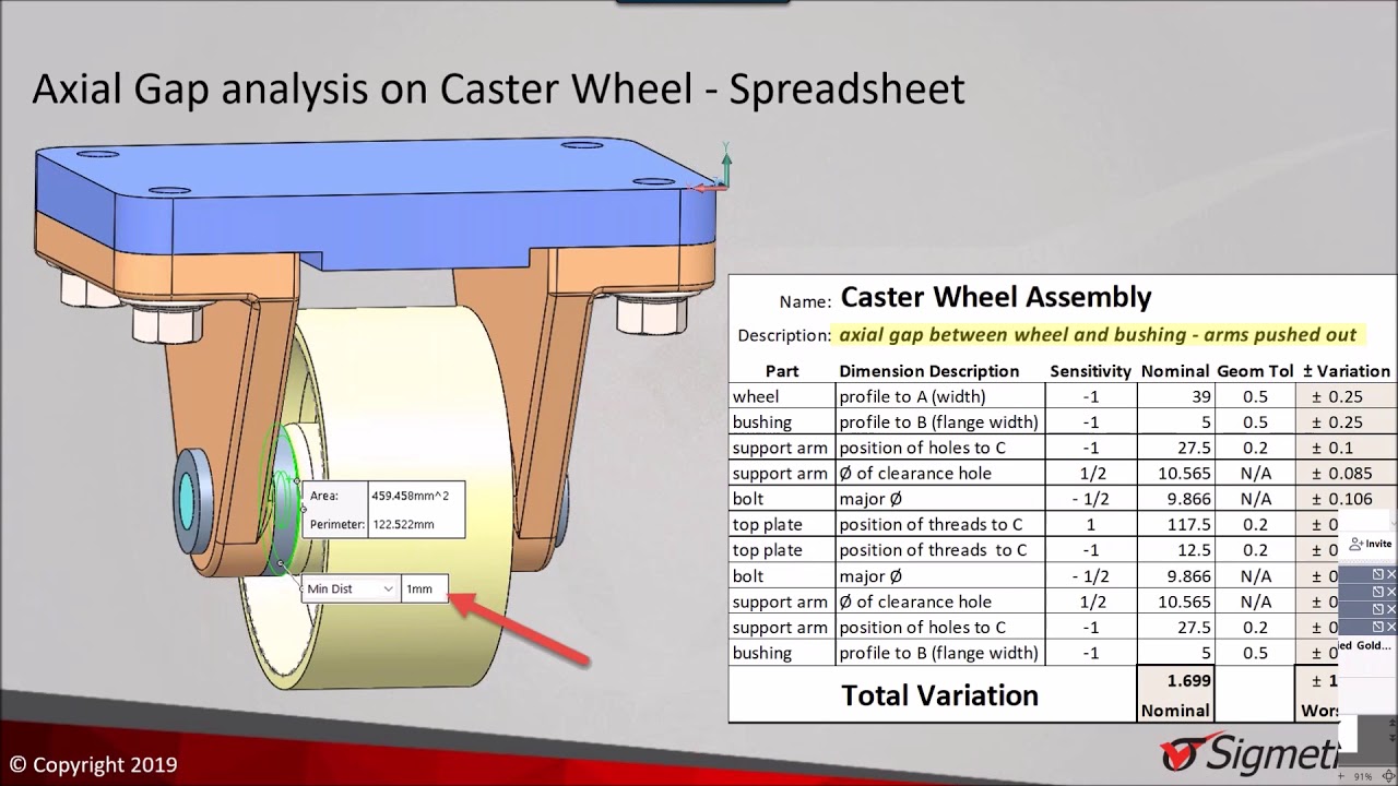 3D Tolerance Analysis Solution for Solidworks