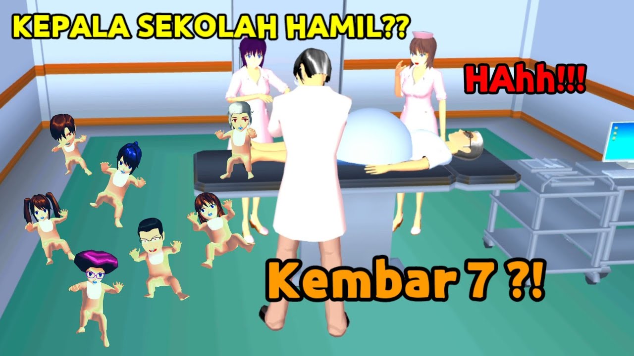KEPALA SEKOLAH DAIJI SATO HAMIL LAHIRAN Anak KEMBAR 7 ?! GAGAL SUNAT(Drama Sakura School Simulator)