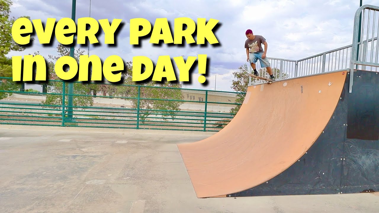 Skating Every Skatepark In Las Vegas In One Day!