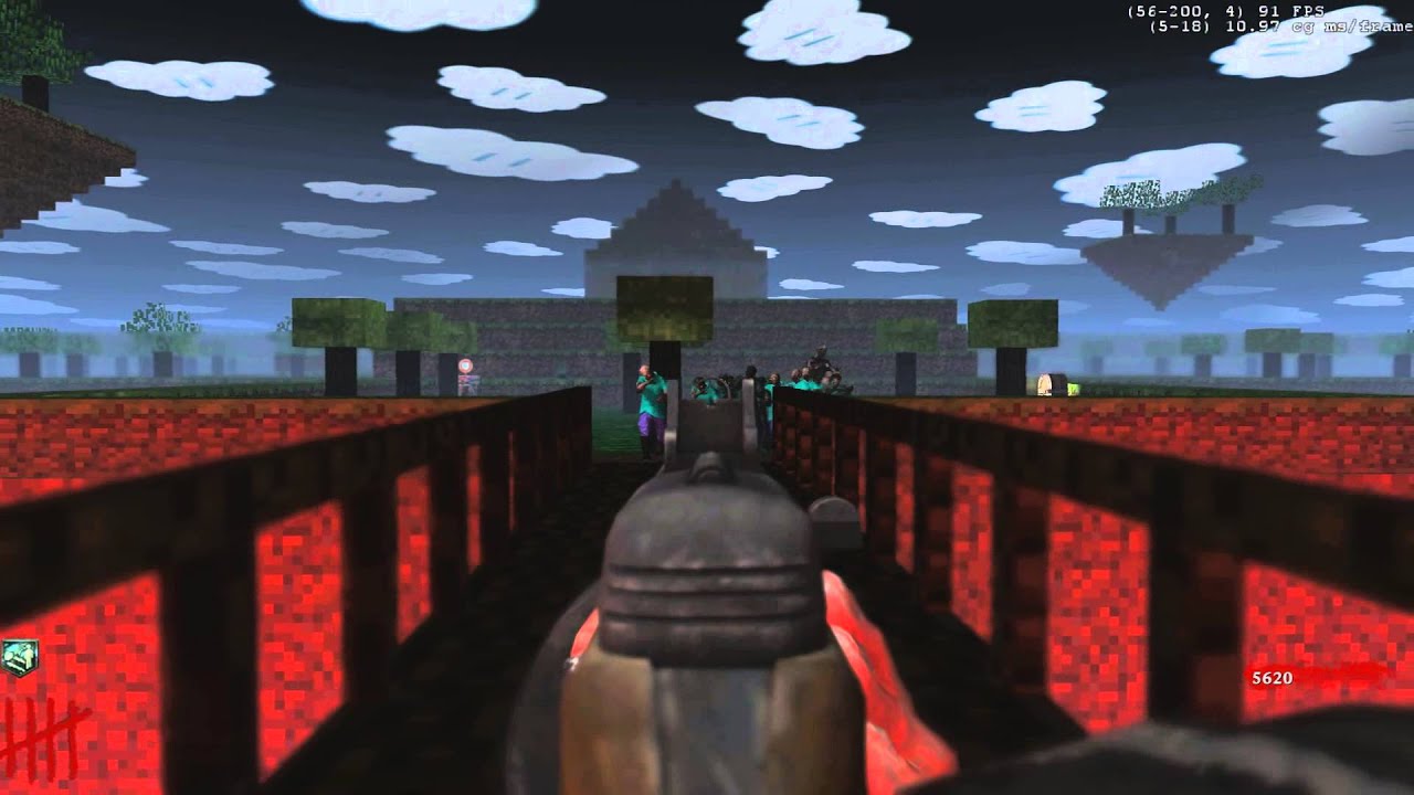 Custom Nazi Zombies - Minecraft 2.0 - Part 2