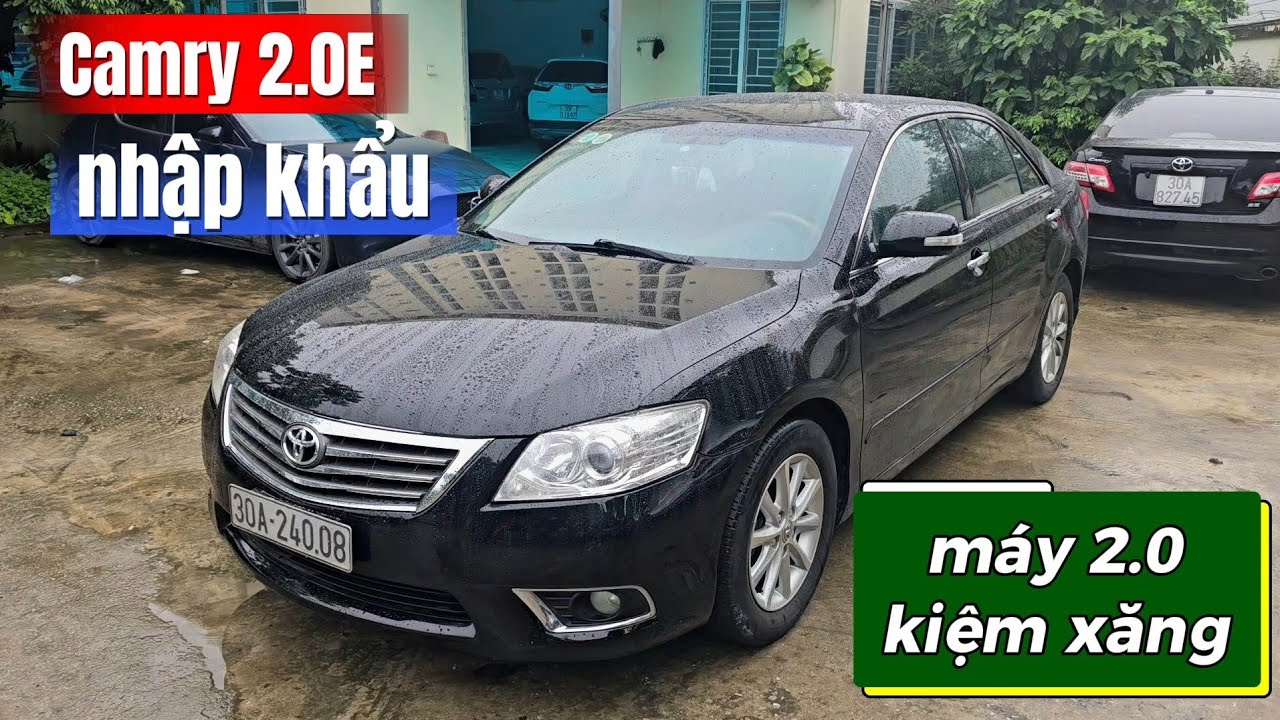 Toyota Camry 2.0E nhập khẩu 2009, máy nhỏ kiệm xăng