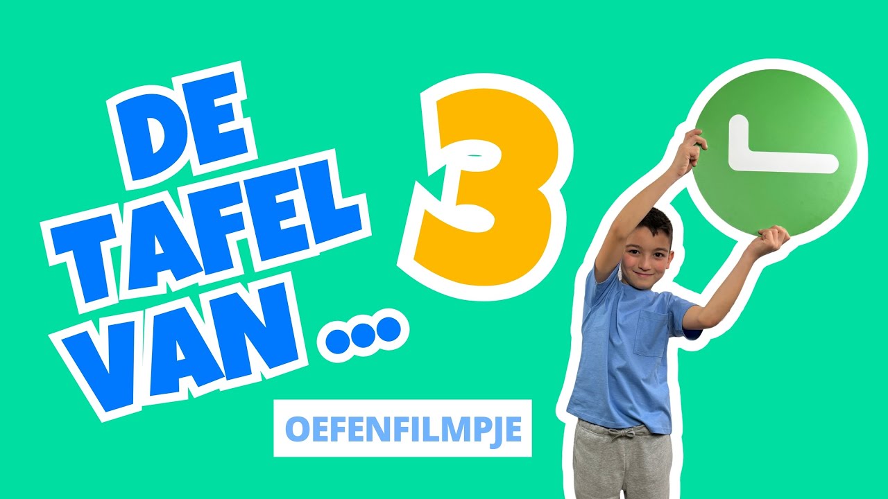 Tafel van 3 oefenen | Bewegend leren