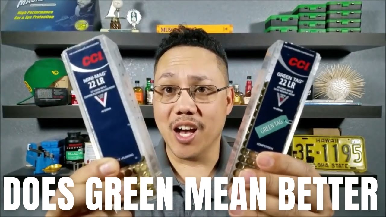 PART 2 22LR AMMO TESTING CCI GREEN TAG VS MINI MAG