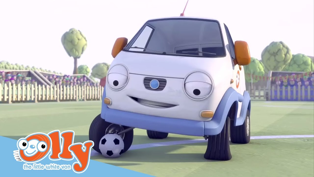 Cars for Kids - Let's Play Football | Transport for Kids | Olly the Little White Van
