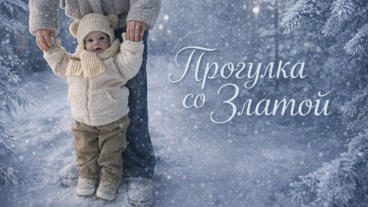 New vlog:Winter walk with a reborn/Новый влог:Зимняя прогулка с реборном ❄️