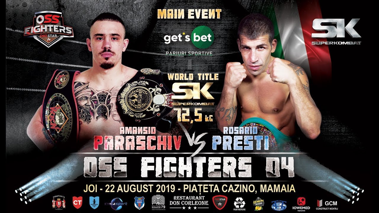 OSS FIGHTERS 04 -  AMANSIO PARASCHIV vs ROSARIO PRESTI
