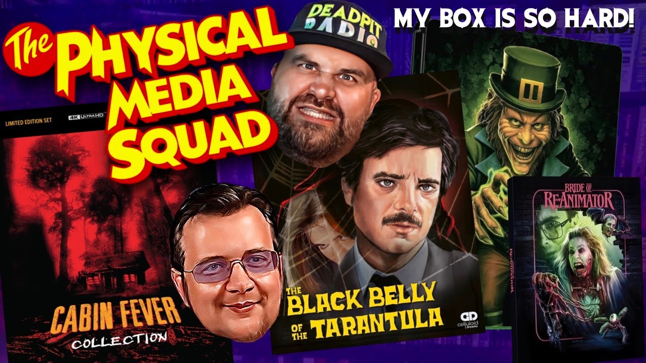 Cabin Fever Box Set, Black Belly Of The Tarantula, Lionsgate 4ks - The Physical Media Squad