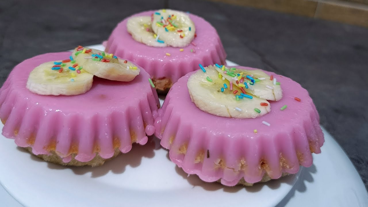 ميني طارط بالفريز والبنان سهلة وسريعة وبمذاق خطير 🍓🍌