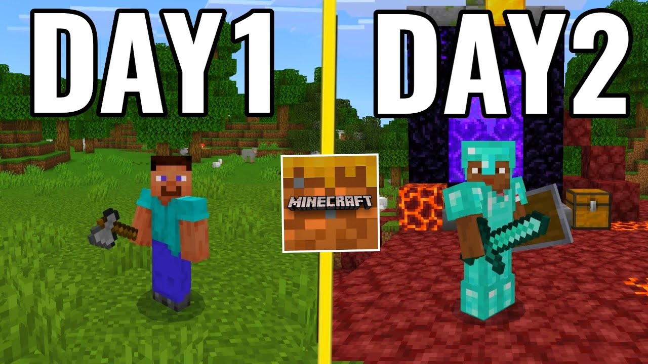 Minecraft Trial - How To Start Survival The Right Way (Diamonds) 
