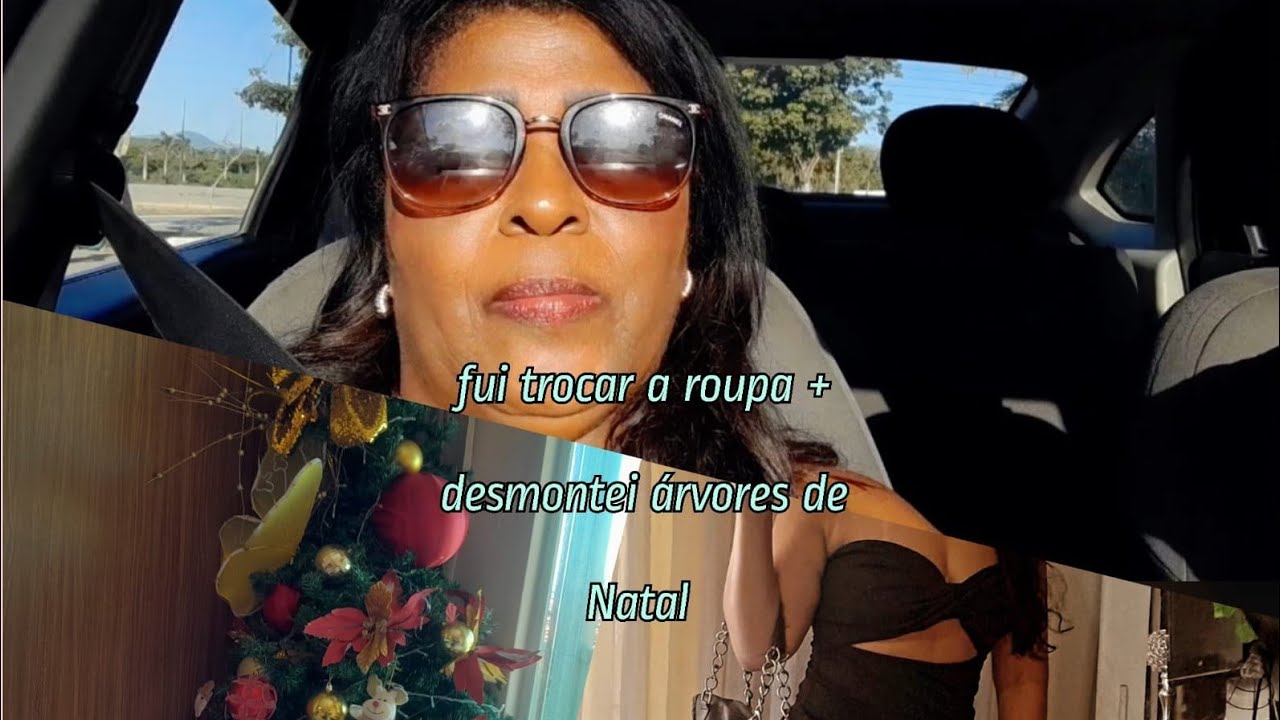 Oi gente vou levar vcs comigo na loja pra trocar uma roupa, chegando    desmontar a árvore de Natal 