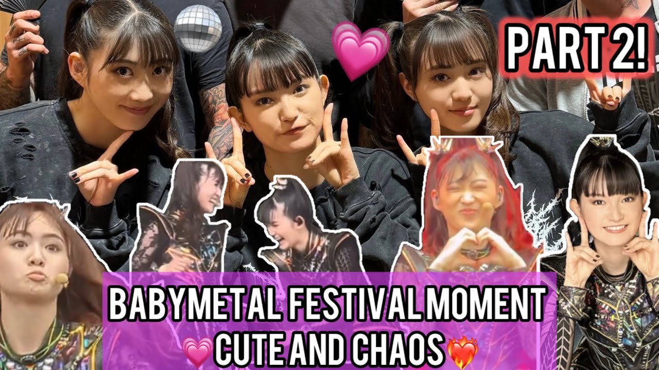 BABYMETAL - CUTE & CHAOS moments  Festival month is end! PART2 🔥 (FANCAM)