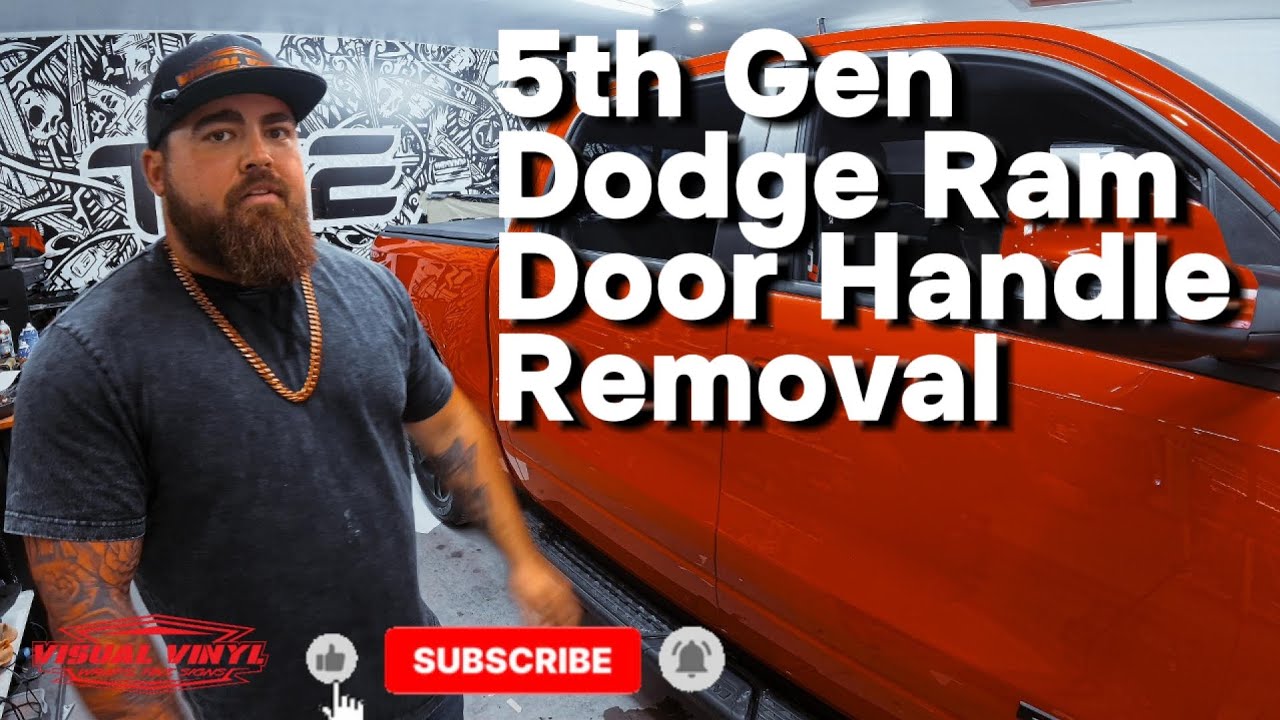 How to remove Dodge ram 5th gen door handles 