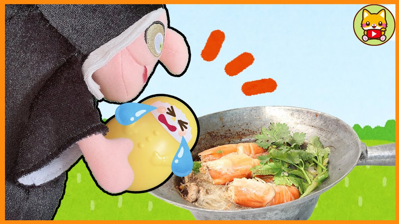 きいろりんを たすけるぞ！あかりん あろりん きいろりん はなちゃん まじょ 色の名前を覚える 知育 こどもちゃれんじ