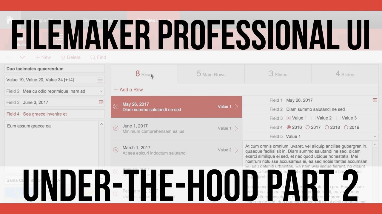 FileMaker UI Design Sample | Under the Hood with Nick Hunter | FileMaker Training Videos 16