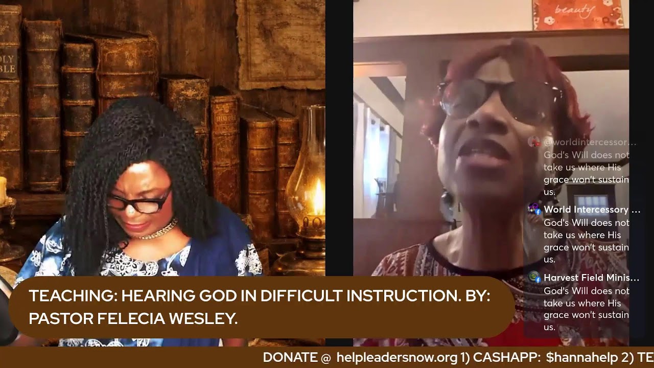 TEACHING: HEARING GOD IN DIFFICULT INSTRUCTION.