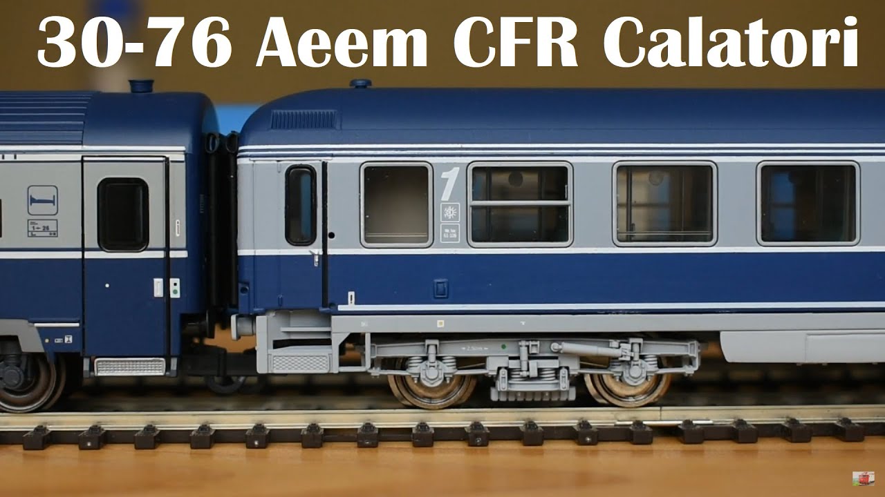 Prezentare vagon clasa I seria 30-76 Aeem CFR Calatori | STA 5604 / Roco 74364