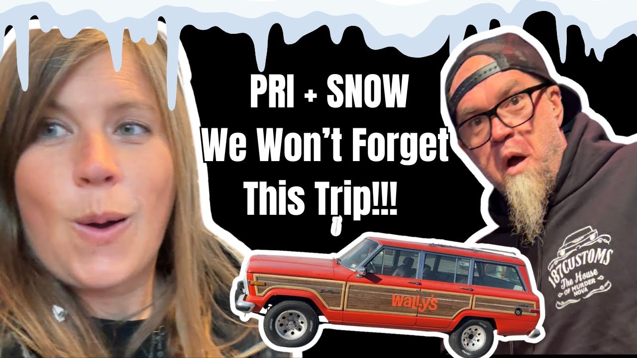 Roadtrip to PRI 2025 | Racing News, Freak Snowstorms & Wally's Stop