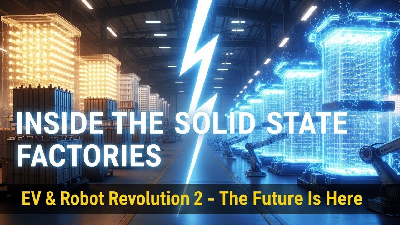 Inside the Giant Factories Mass Producing Solid State Batteries – The EV & Robot Revolution 2