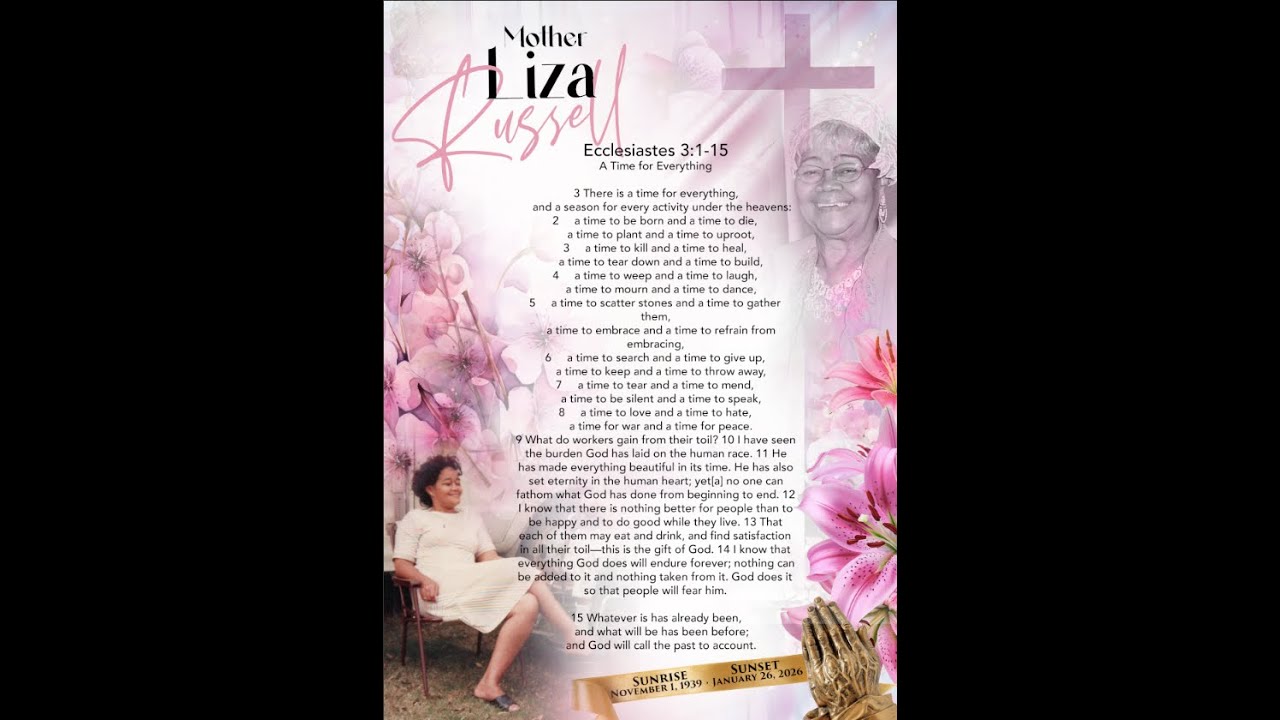 Mother Liza Russell's Special Memories Slideshow