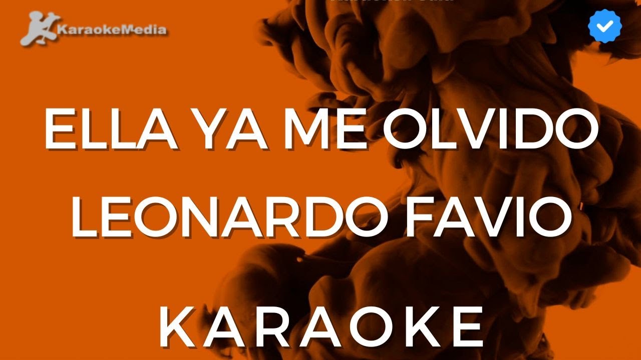 Leonardo Favio - Ella ya me olvido (Karaoke) [Instrumental]