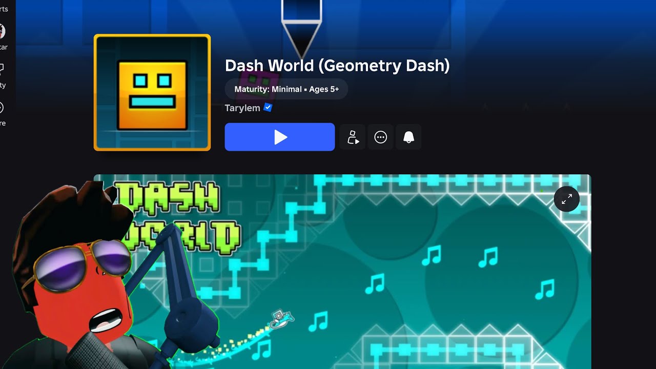 Geometry Dash but on Roblox?