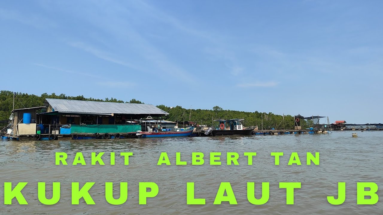 memancing di rakit Albert Tan bersama sahabat saya di Kukup