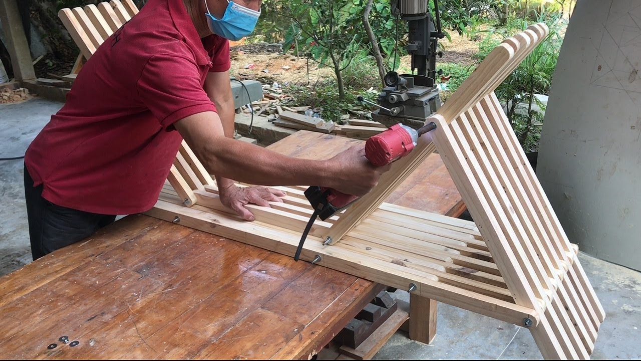 Eco friendly Modern Woodworking Ideas // Unique Modern Outdoor Bench You Have Definitely Never Seen