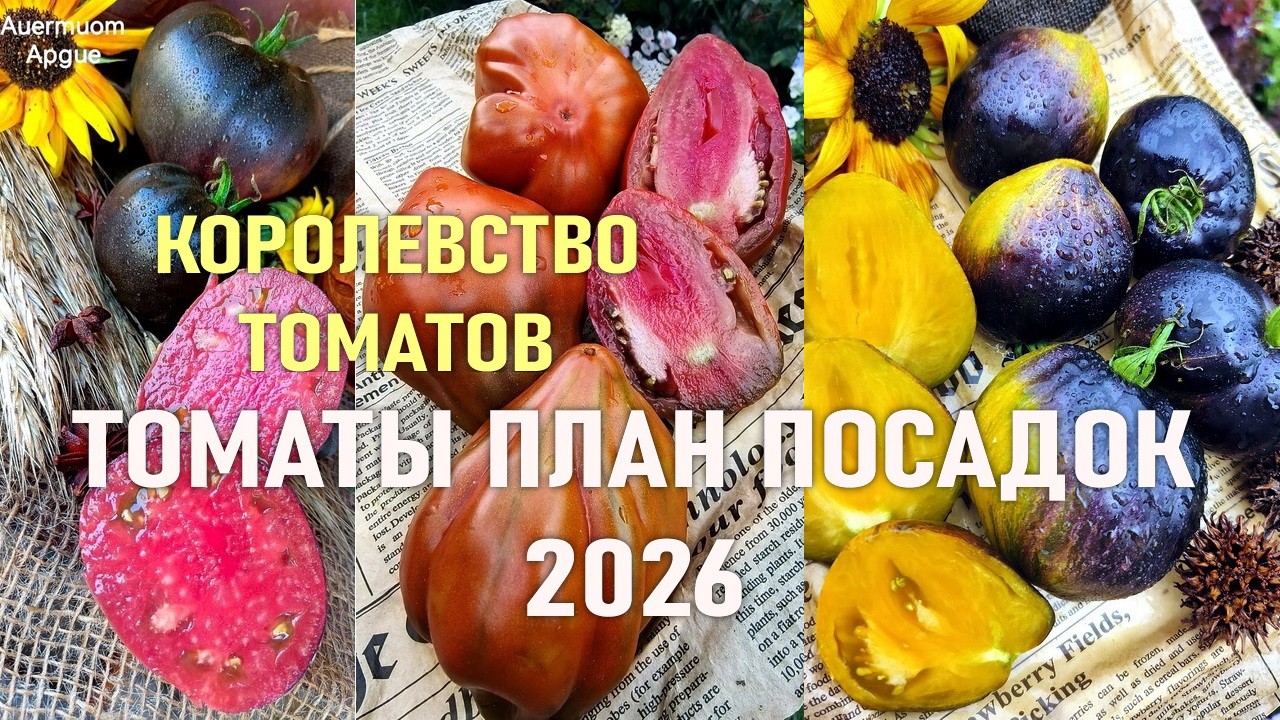 План посадок 2026 - сорта Софии Сааковой, Билла Йодера, Карен Оливер - семена друзей - Спасибо всем