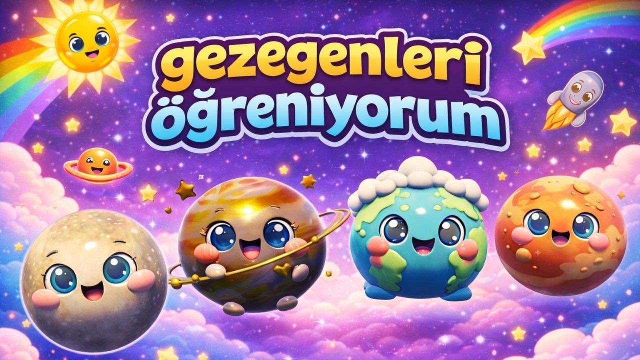 GEZEGENLERİ ÖĞRENİYORUM | EĞİTİCİ ÇOCUK ŞARKISI | MERKÜR, VENÜS, DÜNYA, MARS 🌍✨🚀