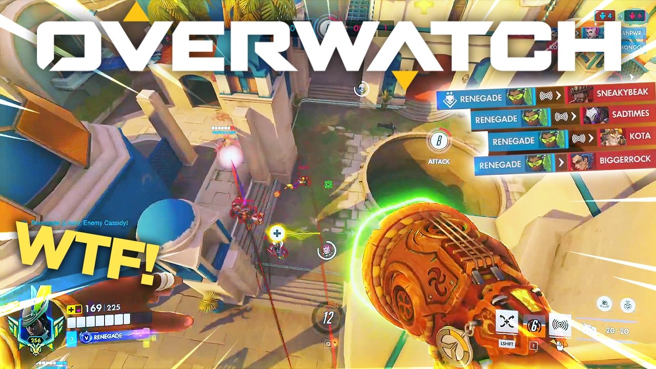 САМЫЕ ПОПУЛЯРНЫЕ клипы Overwatch на Twitch за неделю! #405