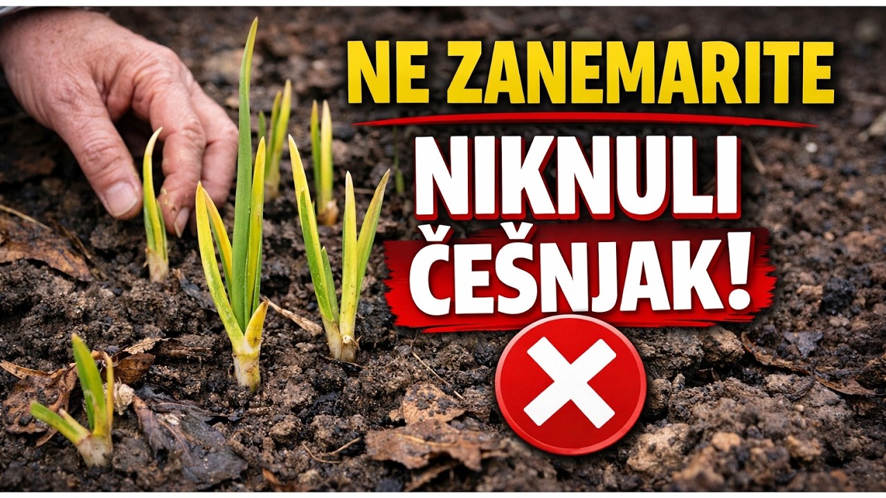 ČEŠNJAK JE NIKNUO? Ovo je JEDINA STVAR koju morate napraviti u OŽUJKU da spasite urod!