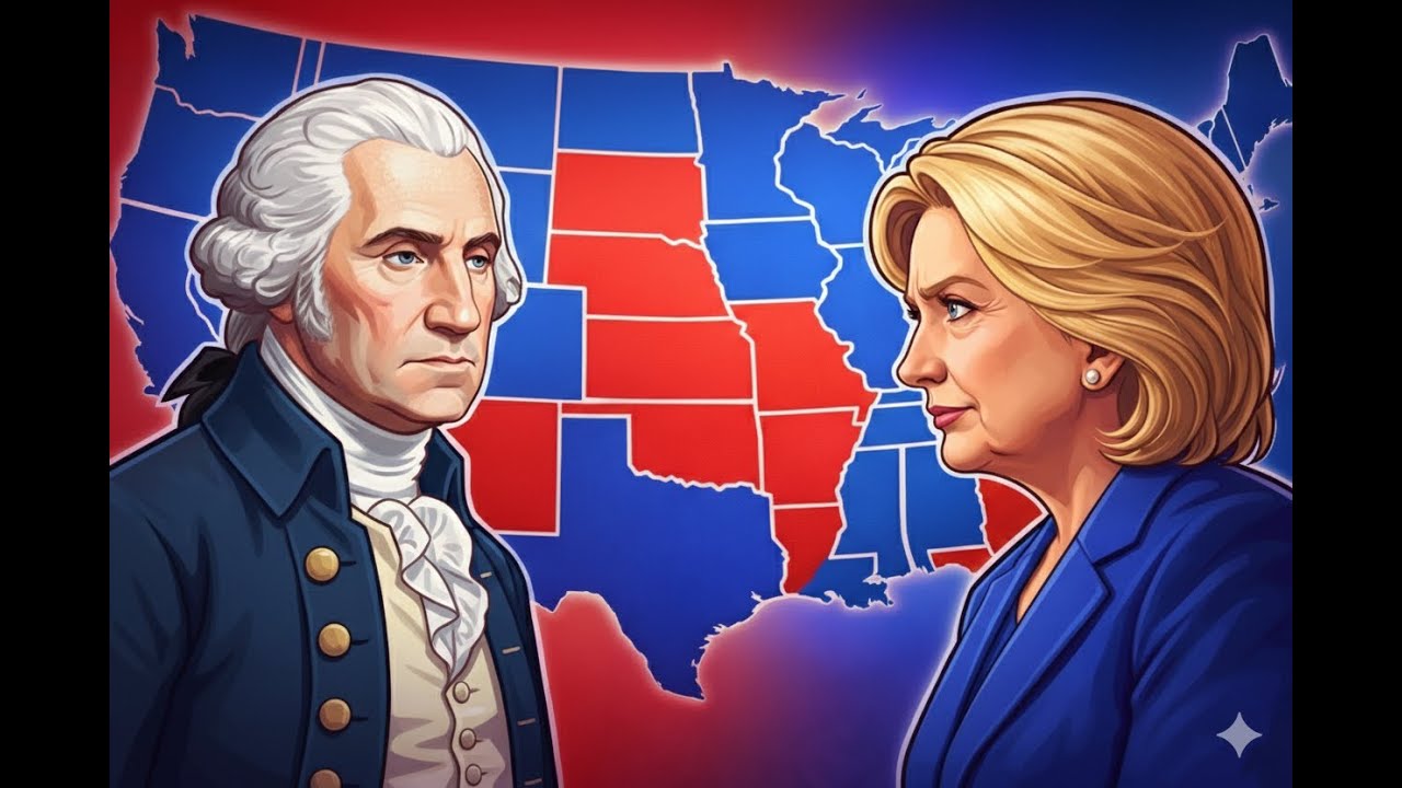 270 Gameplay | Hillary Clinton vs George Washington
