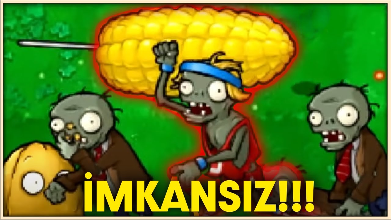 PATLAYAN MISIRLA ÜSTÜME KOŞAN ZOMBİ?!? | Plants Vs Zombies NİGHTMARE MOD # 1 [Canlı Yayın]