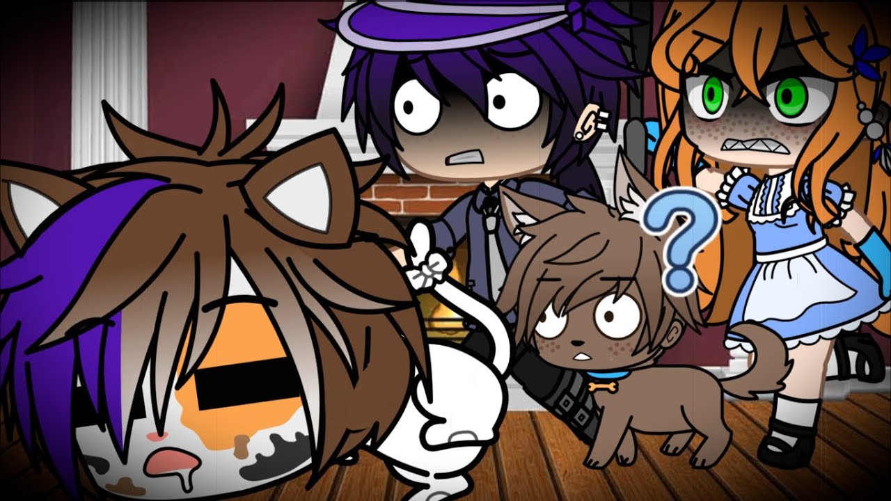 If Michael Afton turns into a CAT || The Afton Family and Pets || Gacha Club