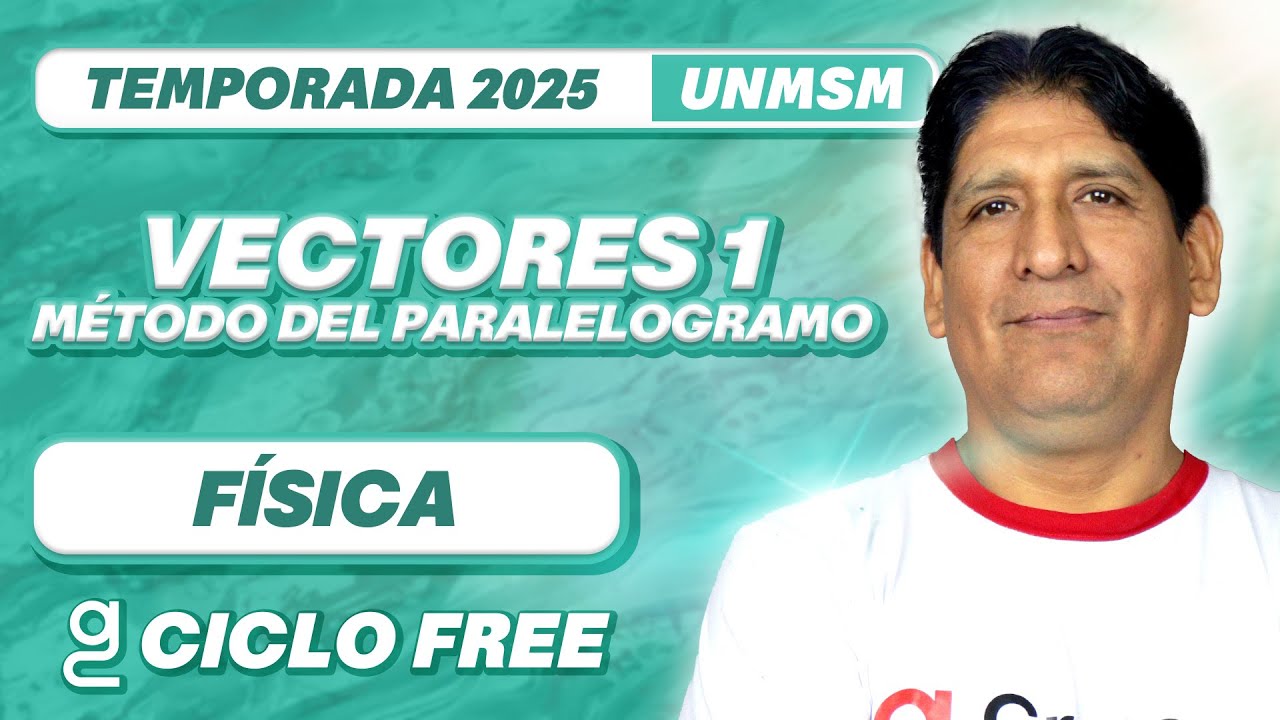 Vectores 1 (Método del paralelogramo)📚 Física  [CICLO FREE]✨