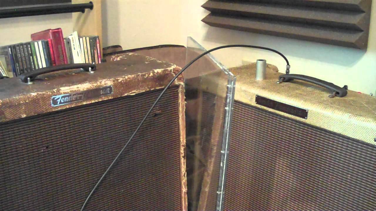 Vintage 1963 Fender Reverb Unit Demo into a Tweed Bassman and Bandmaster