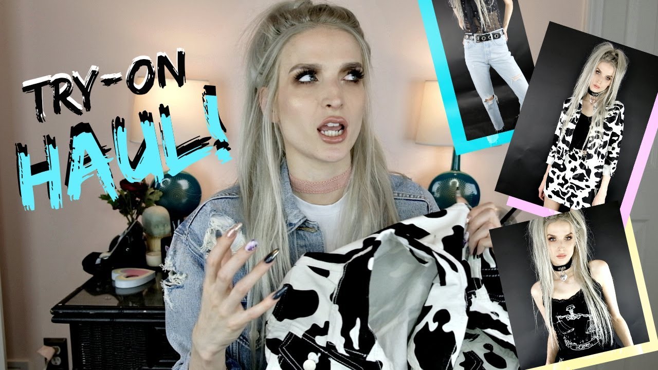 Fashion Haul + Try On | LEVI'S, DOLLSKILL, BOOHOO