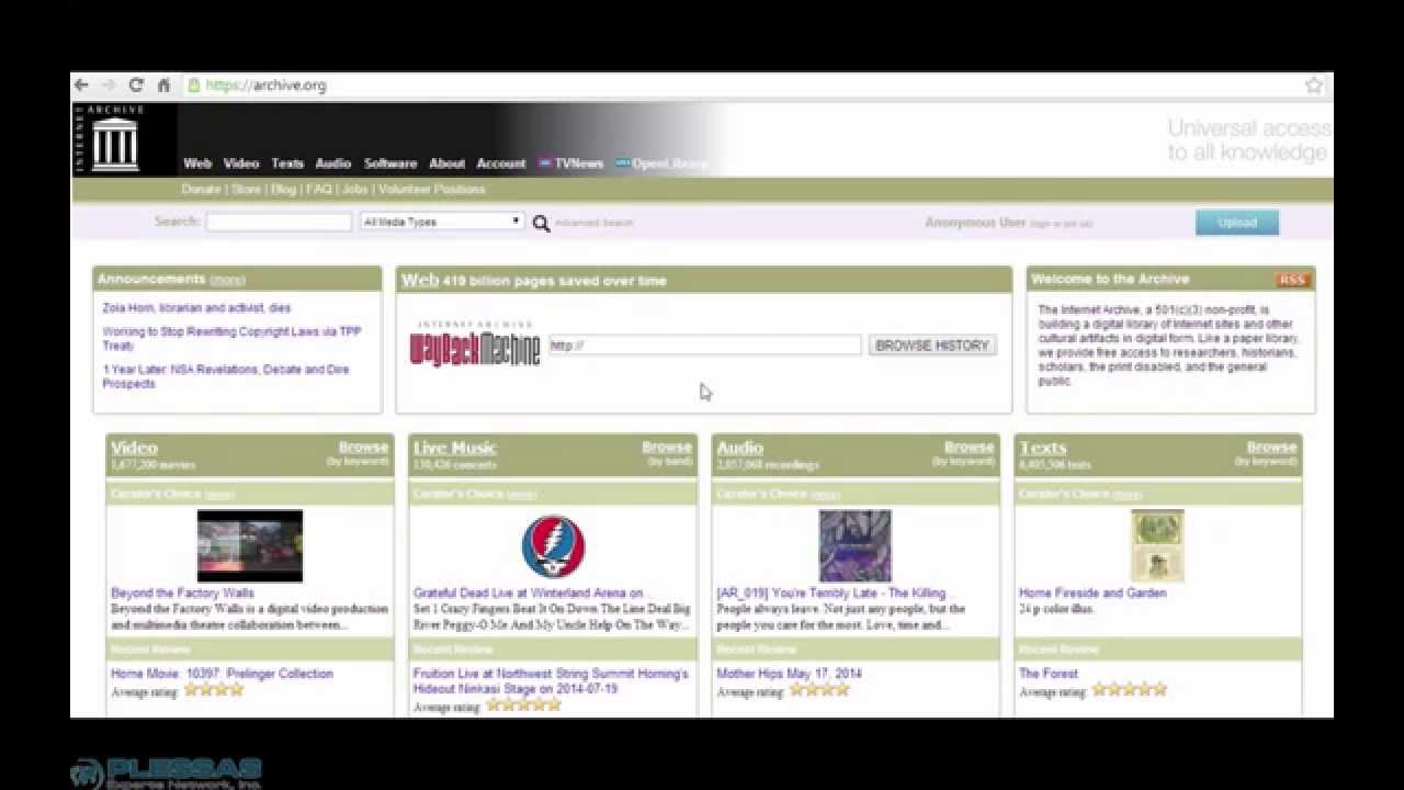 How to view websites and deleted content anonymously using archive websites