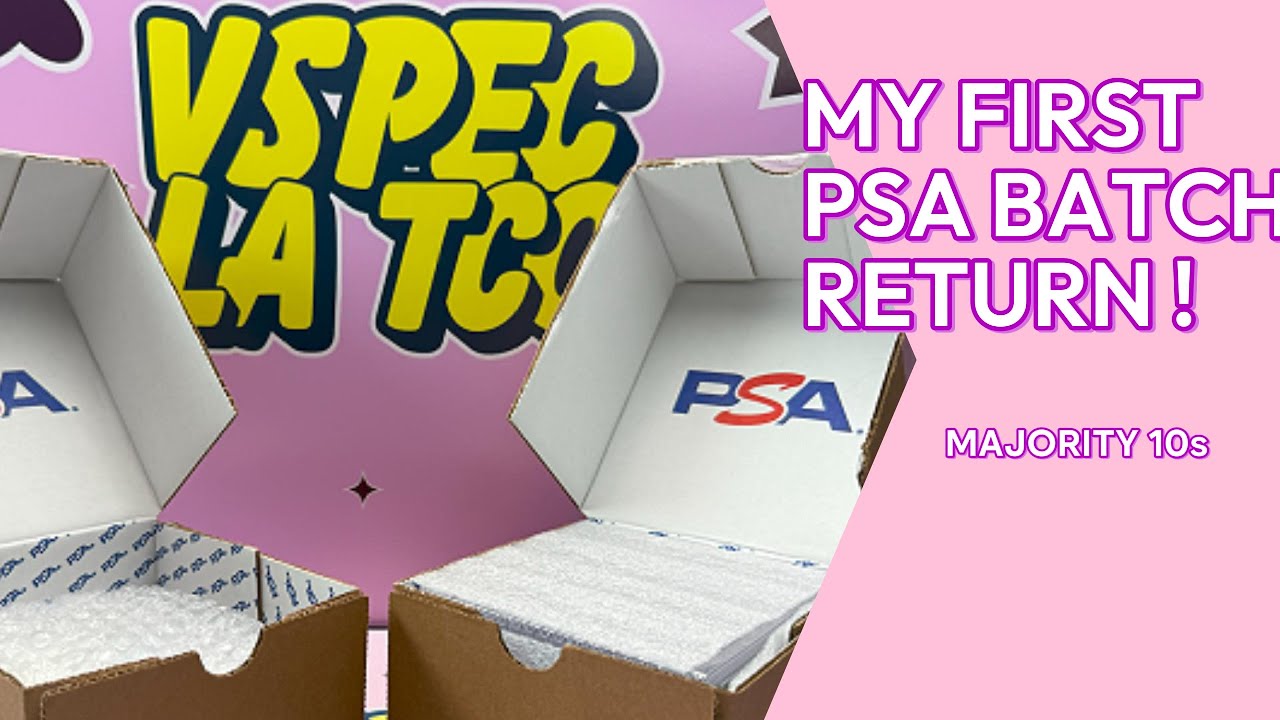 MY FIRST POKEMON PSA RETURN! 
