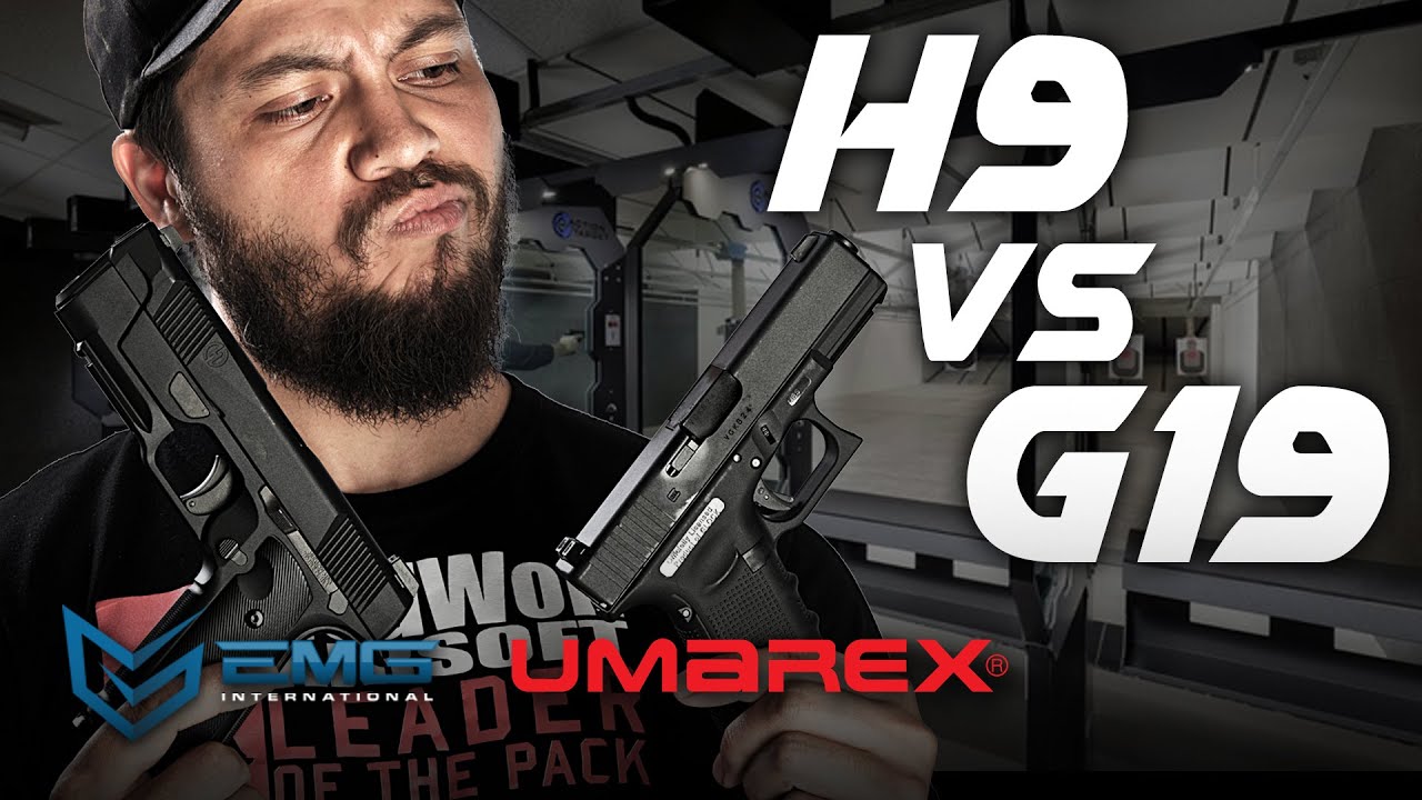 Hudson H9 против Glock 19 Gen 4 | RedWolf Airsoft RWTV